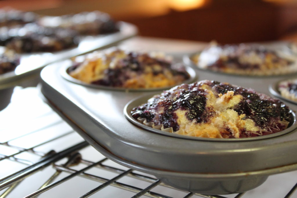 Blueberry Swirl Muffins 