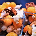 Popcorn Cheese Ball Party Mix