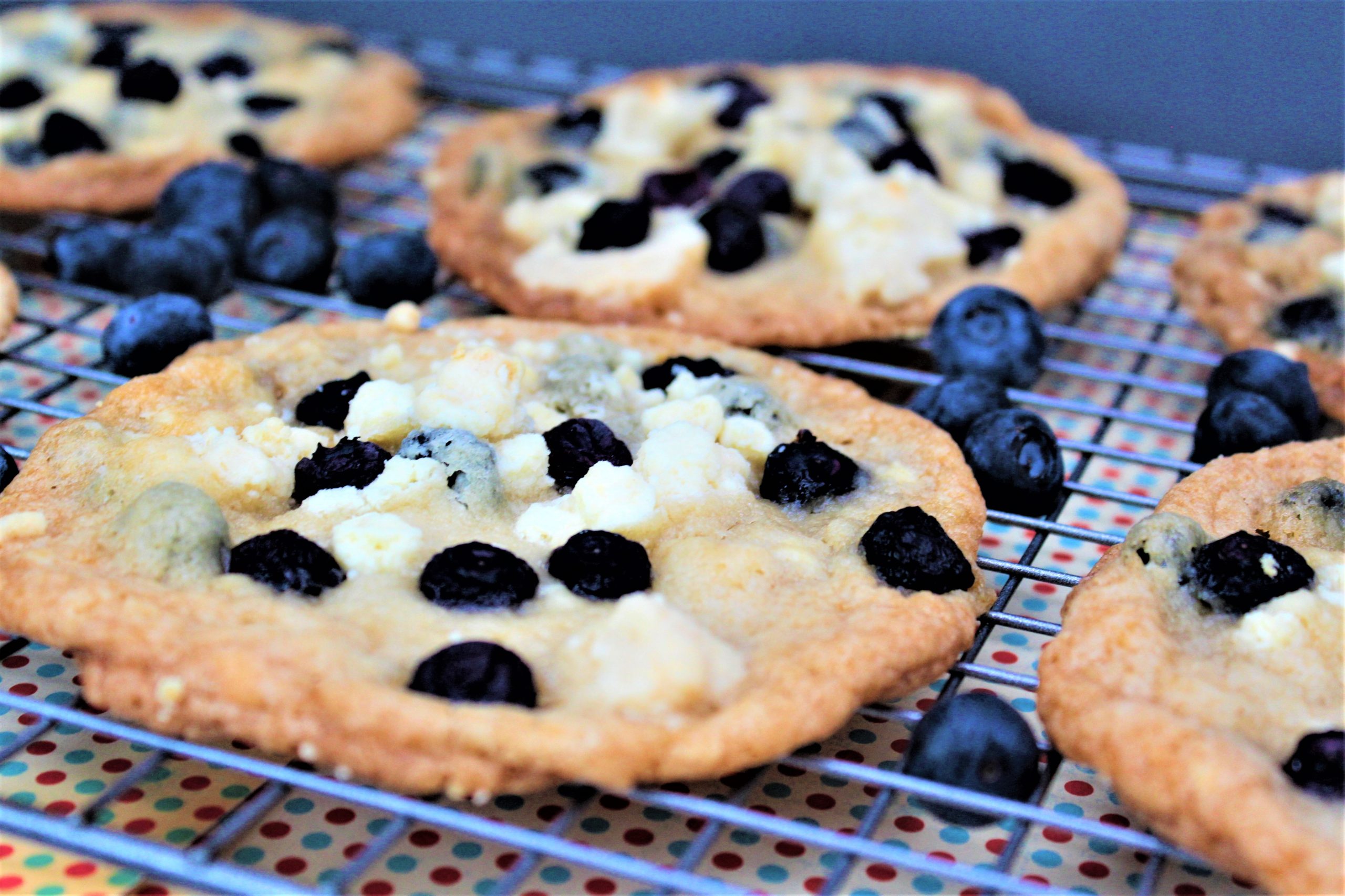 White Chocolate Blueberry Cookies 1