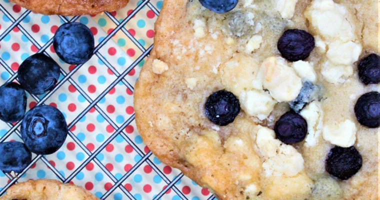 Blueberry White Chocolate Crunch Cookie