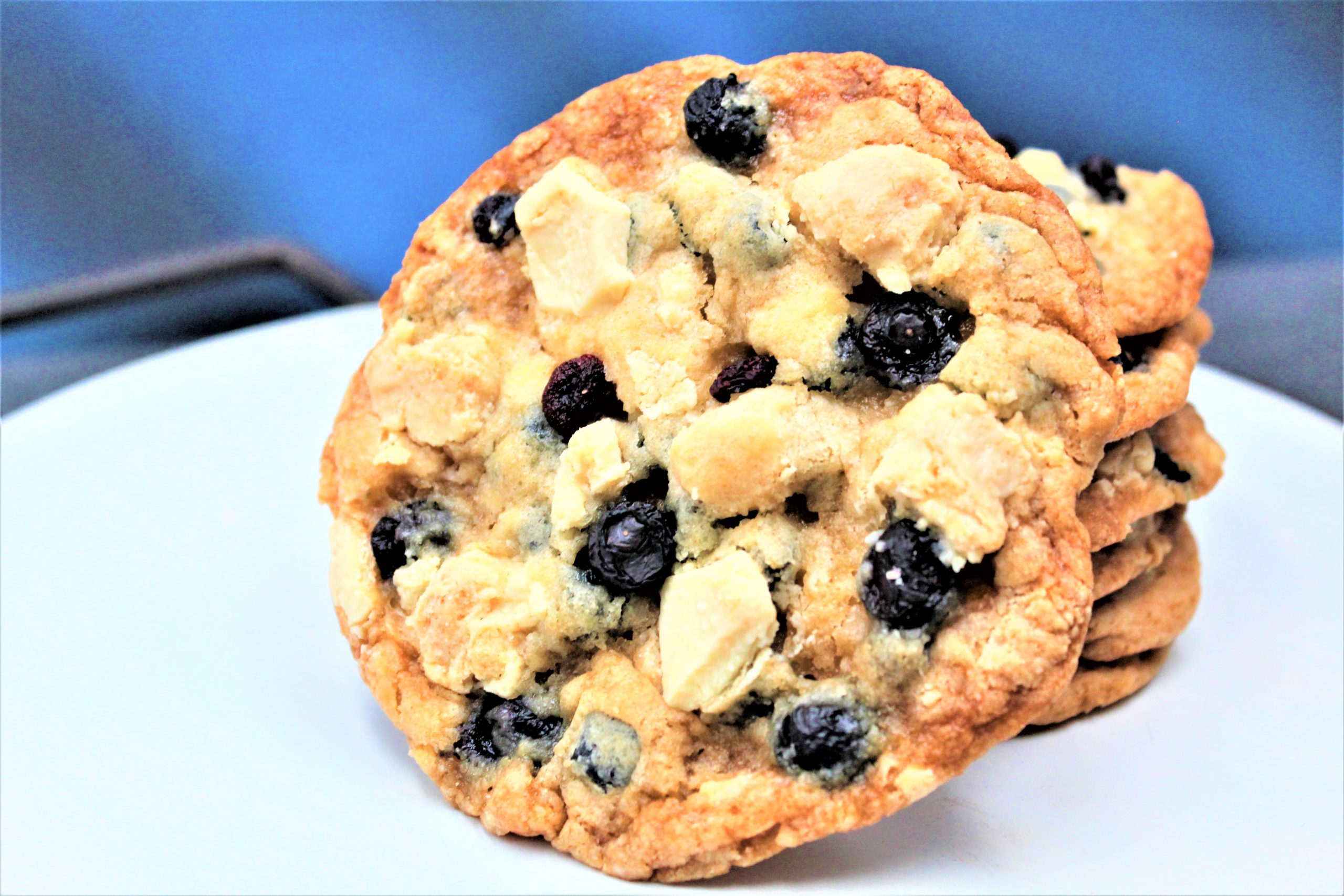 White Chocolate Blueberry Cookies 9