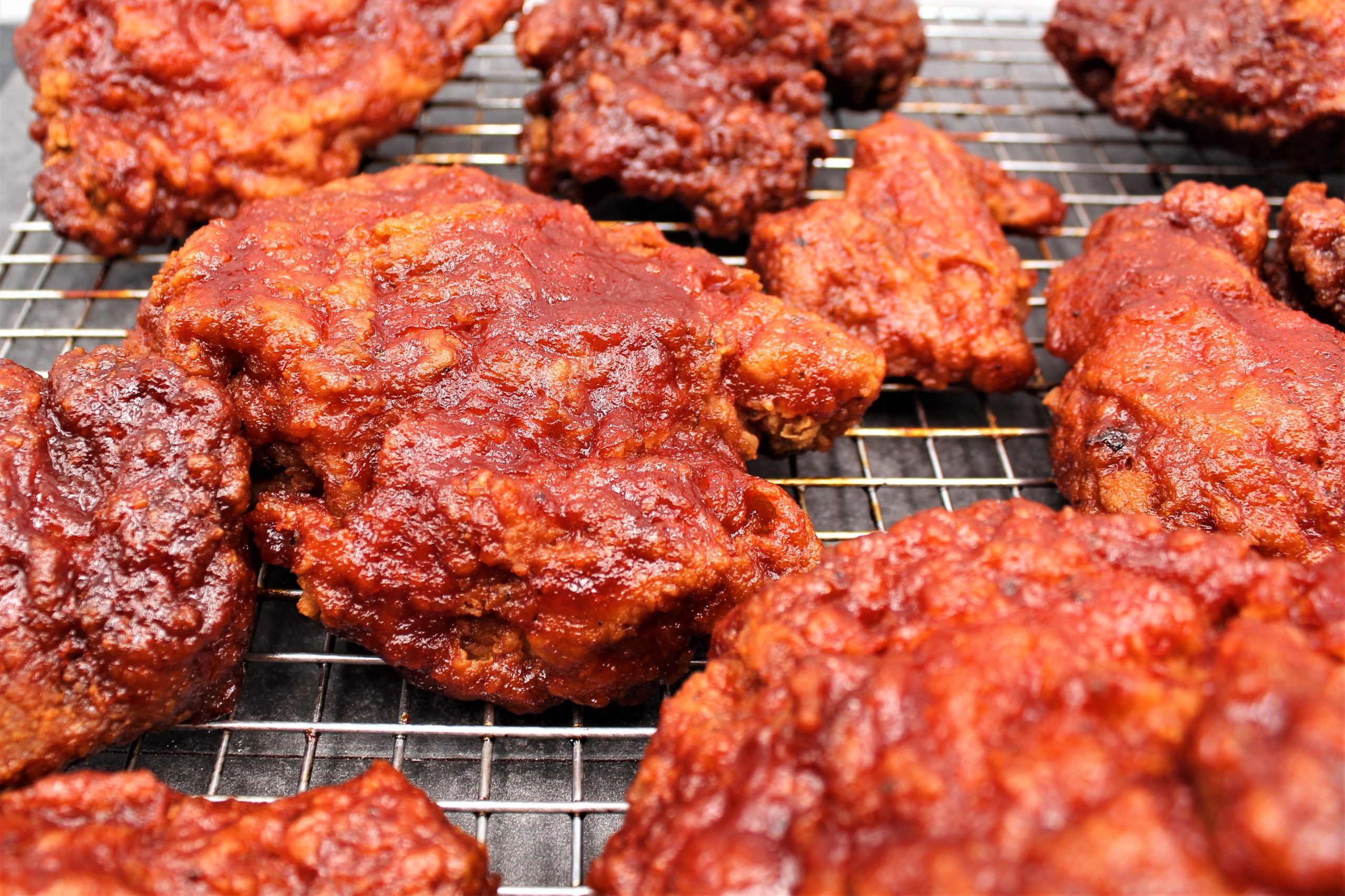 BBQ Dipped Fried Chicken