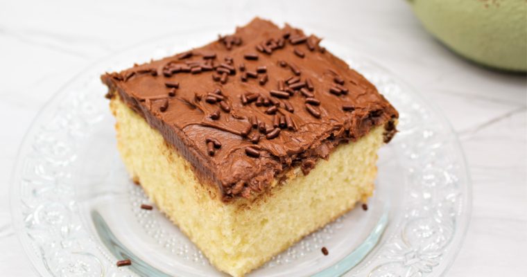 Yellow Cake with Chocolate frosting